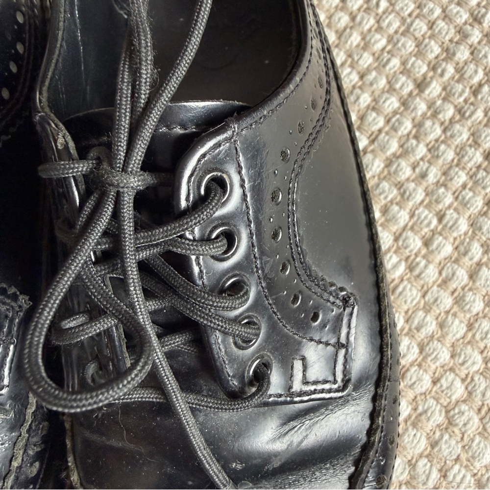 Dr. Martens | 3989 Patent Brogue Shoes Black Oxford Preppy Punk Classic | Size 6 - Picture 4 of 13